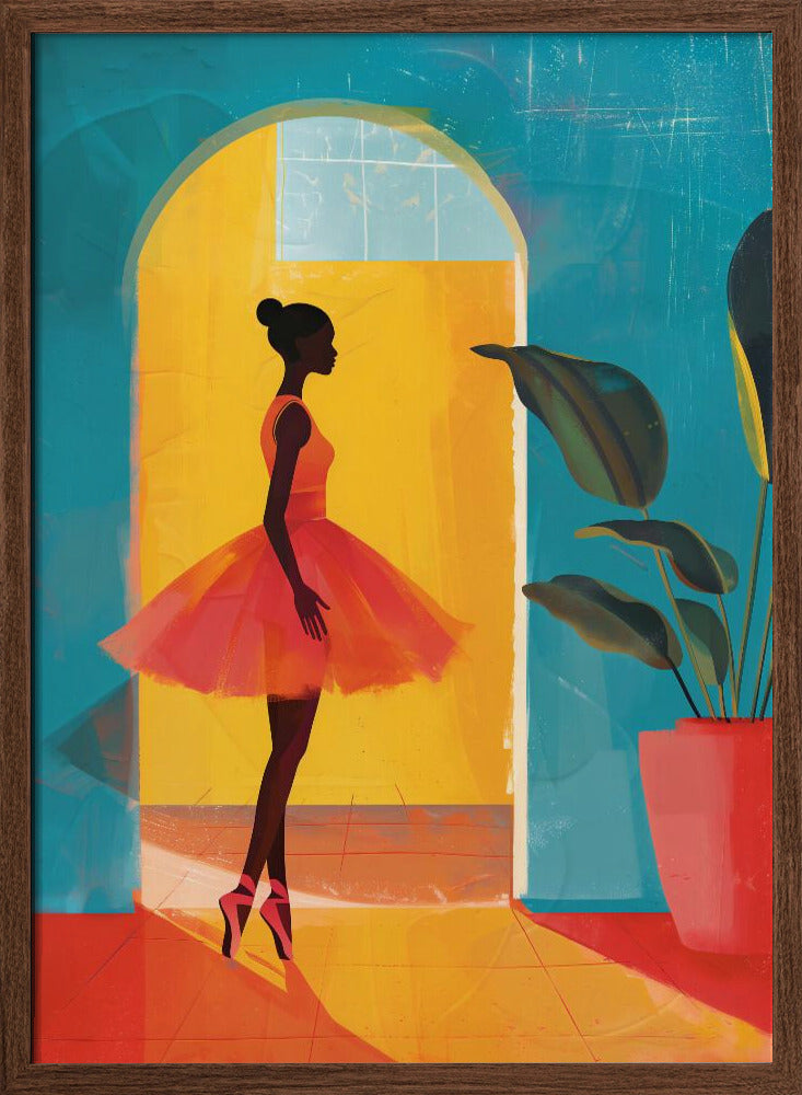 Caribbean Ballerina Poster