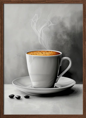 I Love Coffee Food Illustration Art (16) Poster