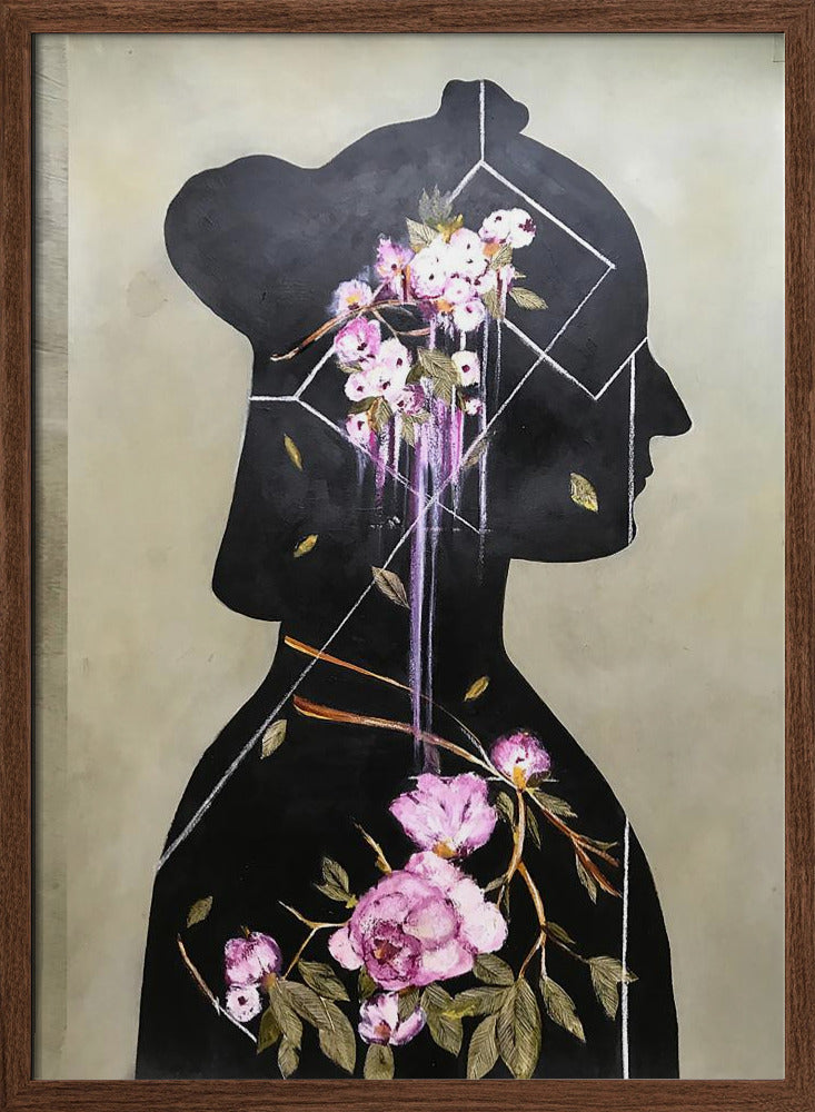 The Body with flowers Poster