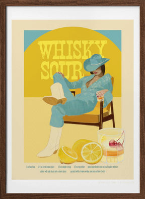 Jlr Cocktails Whiskysour Poster