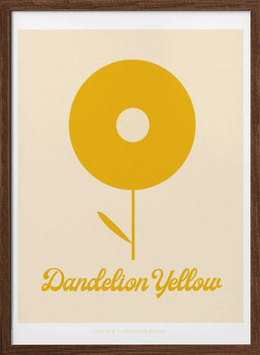 Pandc Dandelionyellow Copy Poster