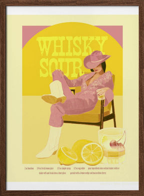 Jlr Whiskysour Pink Copy Poster