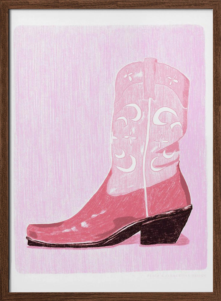 P&amp;c Cowgirlboot Poster