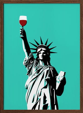 Liberty of Wine Poster