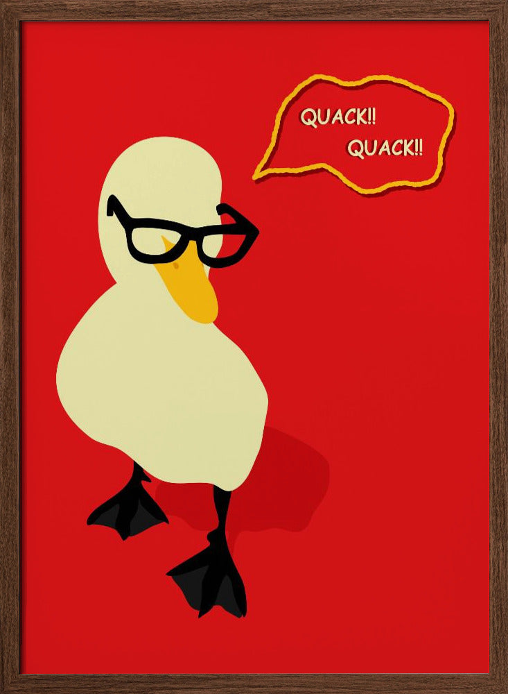 Dapper Duck Poster