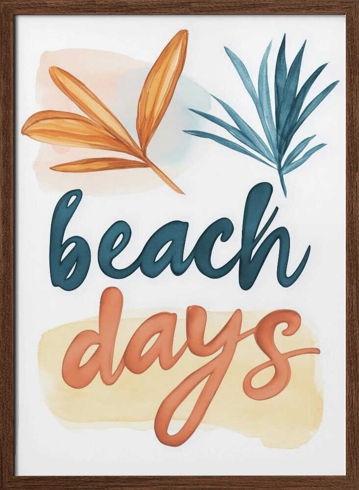 Sandy Serenity Poster