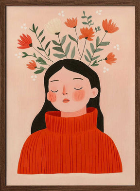 Floral Serenity Poster