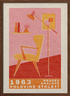 Mid Century Czech Furniture Poster