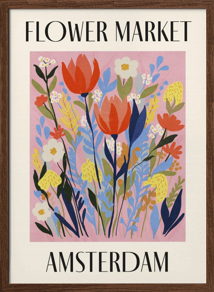 Flower Market Amsterdam Netherlands Poster