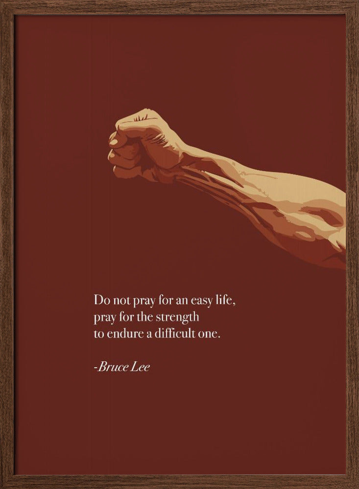 Bruce Lee Quote Poster