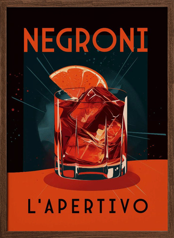 Negroni L&#039; Apertivo Poster