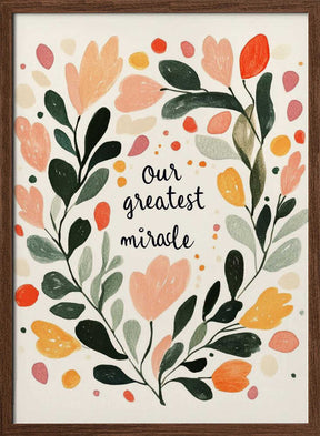 Floral Embrace Poster