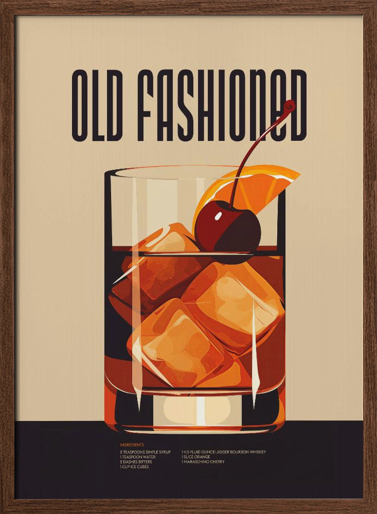 Old Fashioned Poster