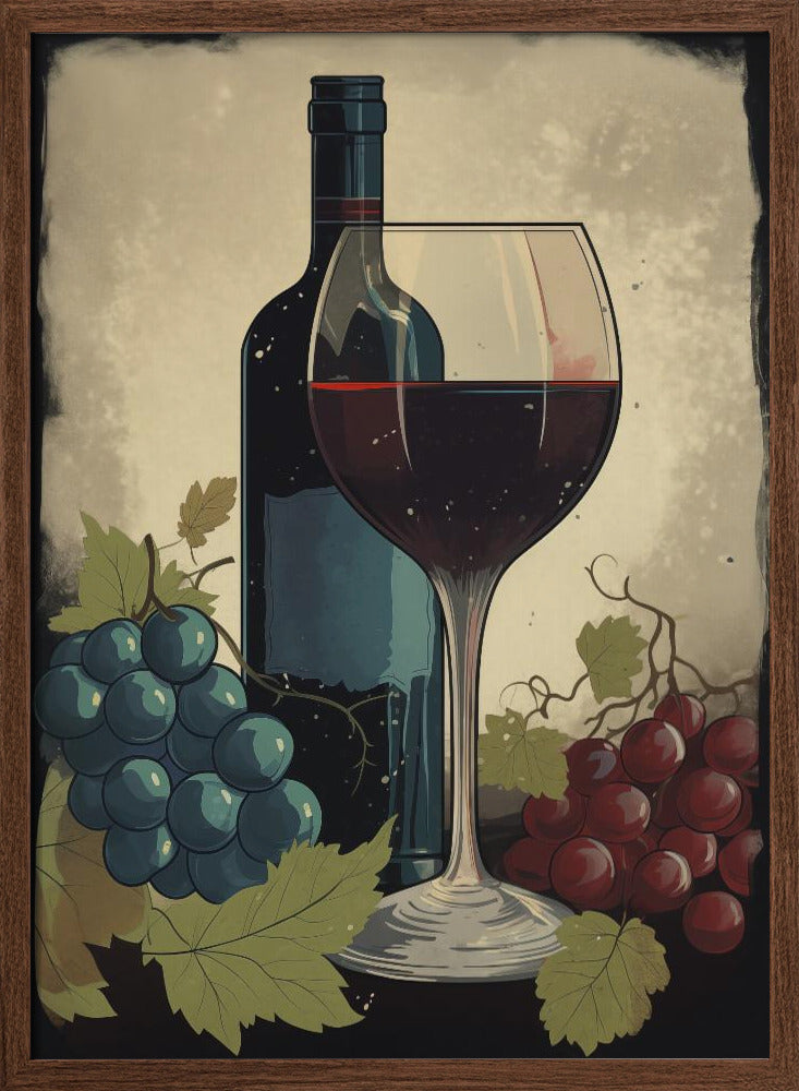 Red Red Wine No 4 Poster