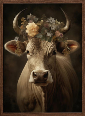 Bull Portrait Poster