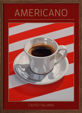 Americano Coffee Poster