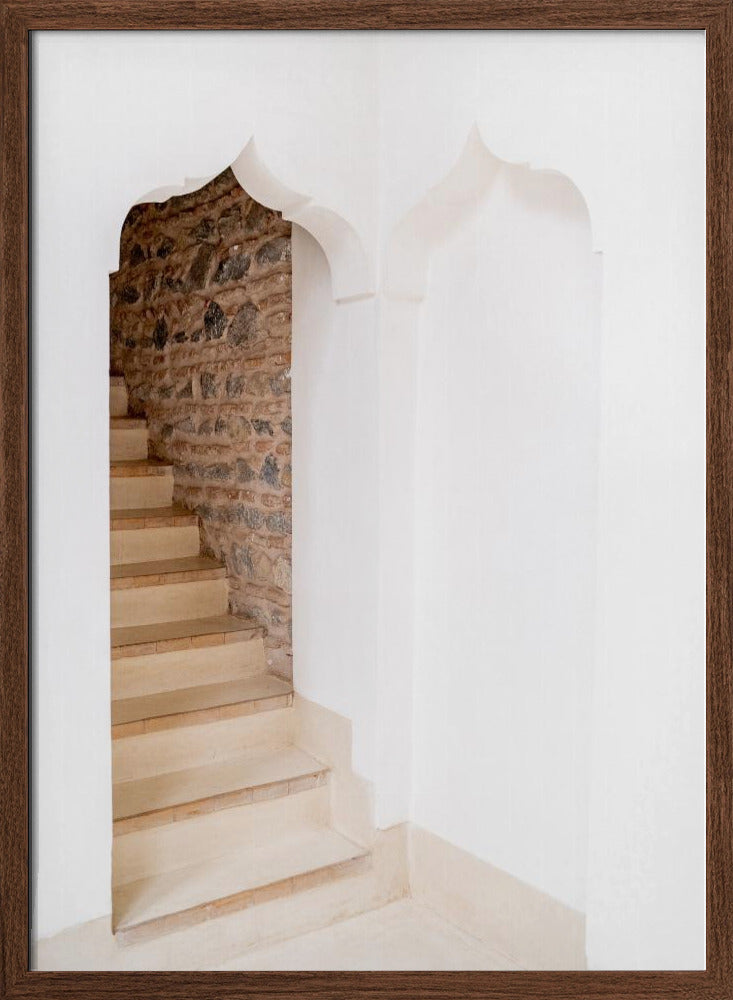 Arch Stairway In Riad In Marrakech   Ibiza Boho Travel Photography 1 Poster