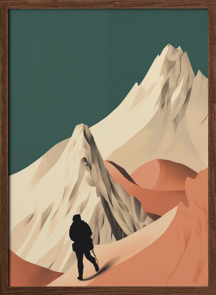 The Mountain Climber No 2 Poster