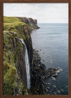 Kilt Rock and Mealt Falls, Isle of Skye, Scotland Poster