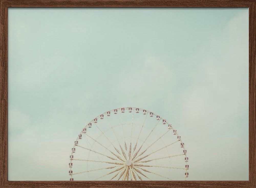 Paris Wheel Poster