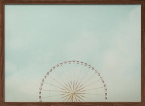 Paris Wheel Poster