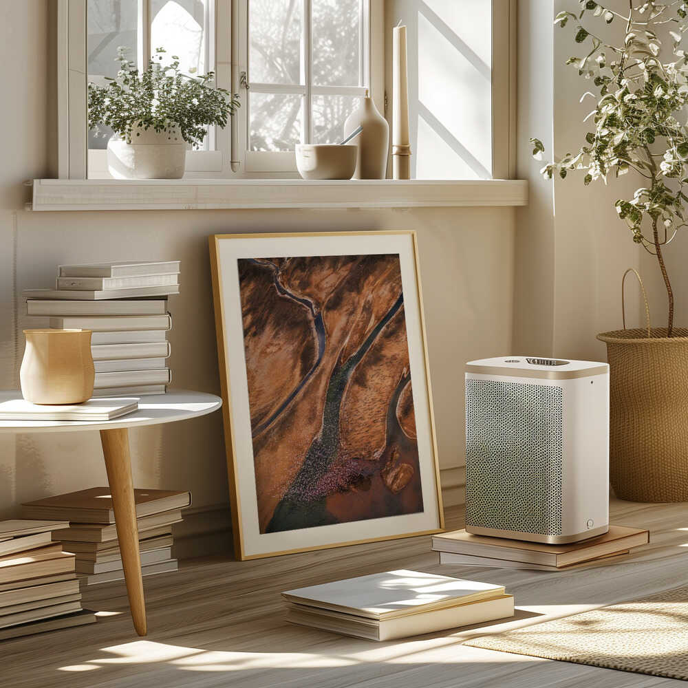 Flying over Palette Poster