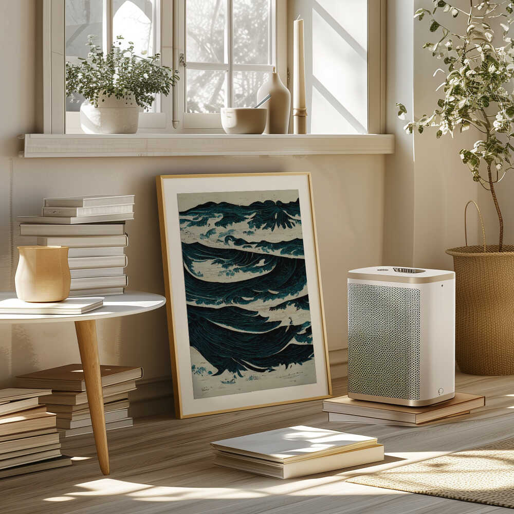 Turbulent Waves Poster
