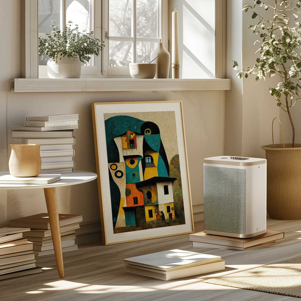 Whimsical Dwellings Poster