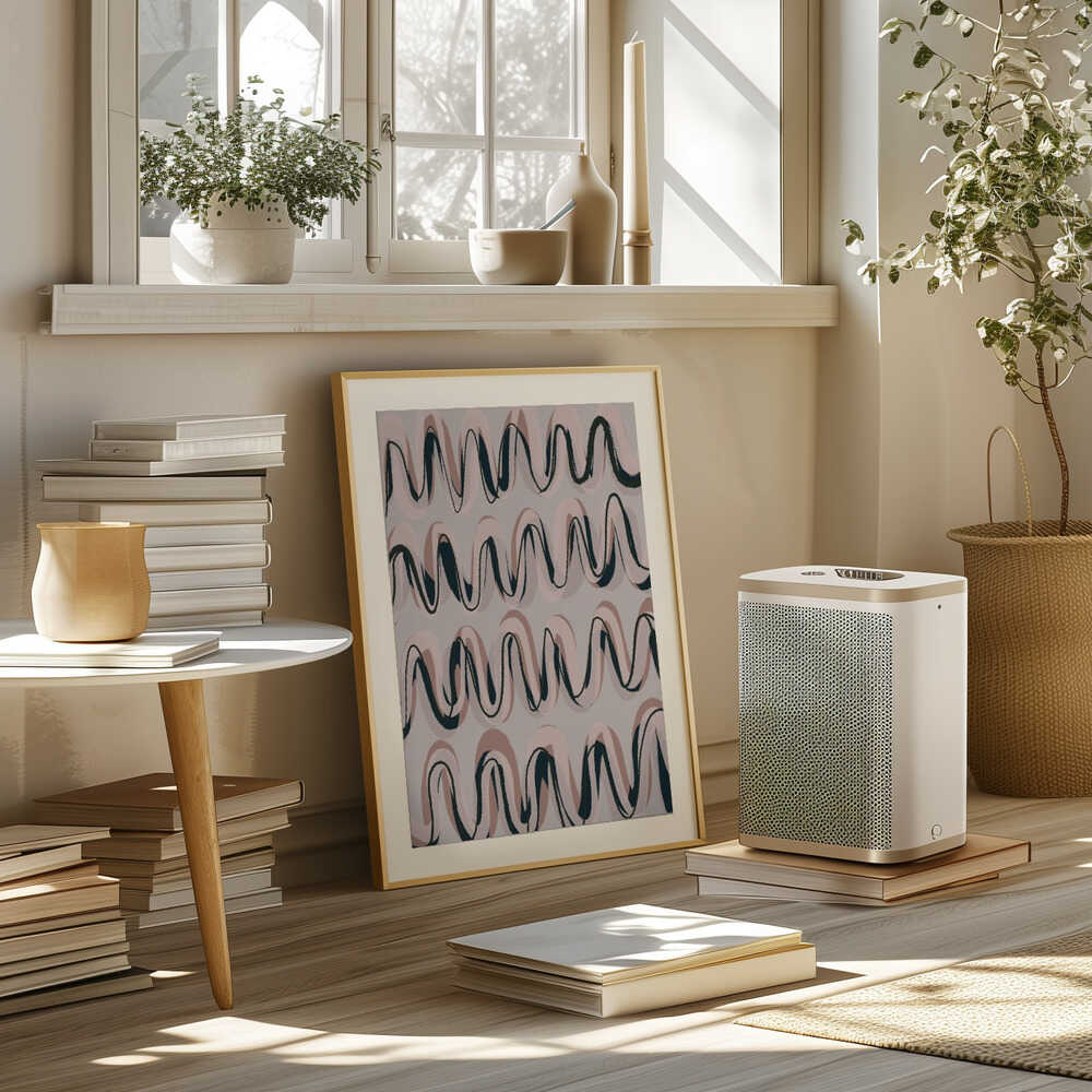 Rhythmic Waves Poster