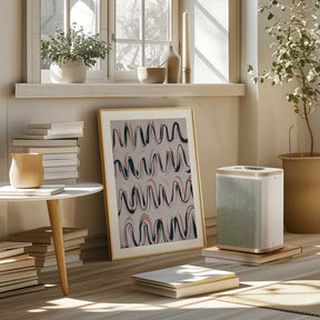 Rhythmic Waves Poster