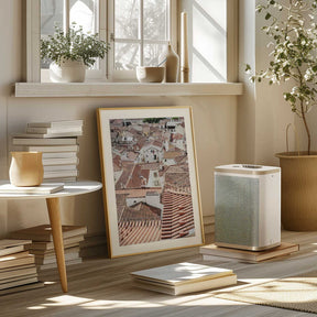 Red Tiled Rooftops Poster