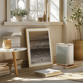 Golden Tide Ripples Poster