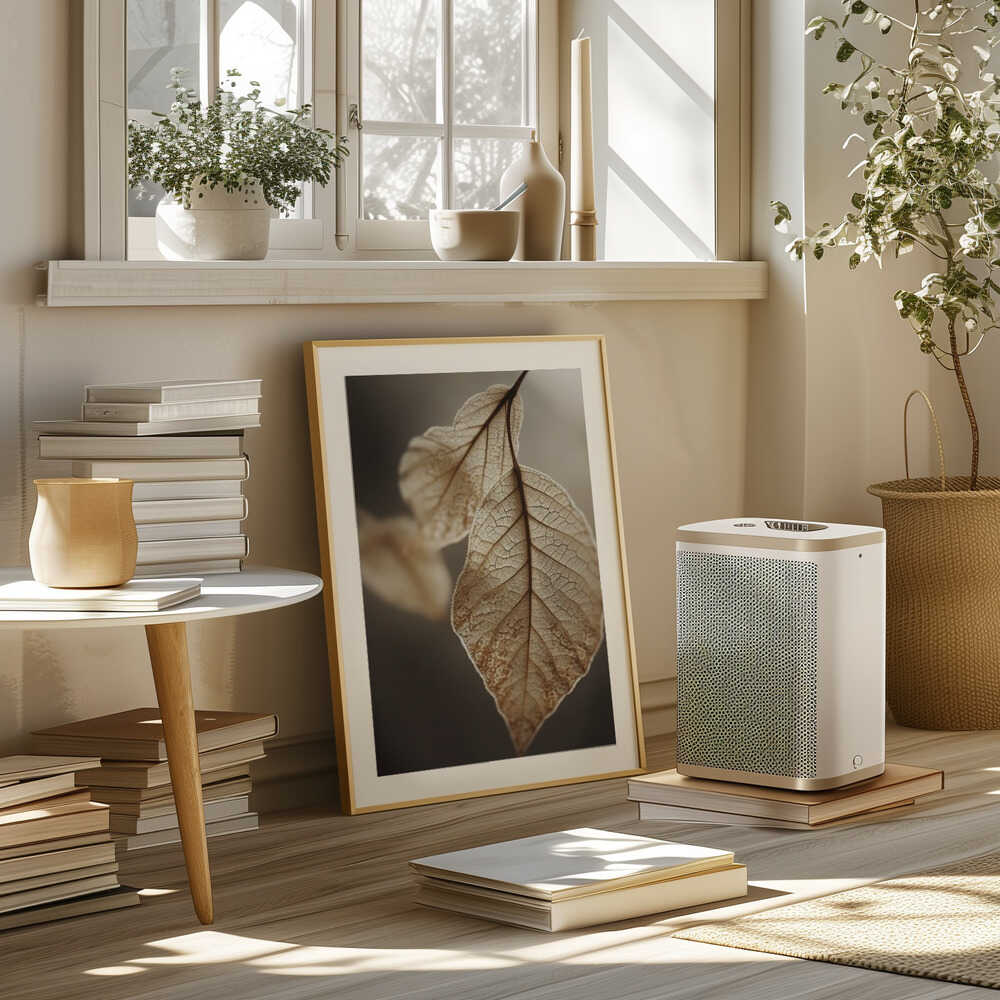Ethereal Leaves Poster