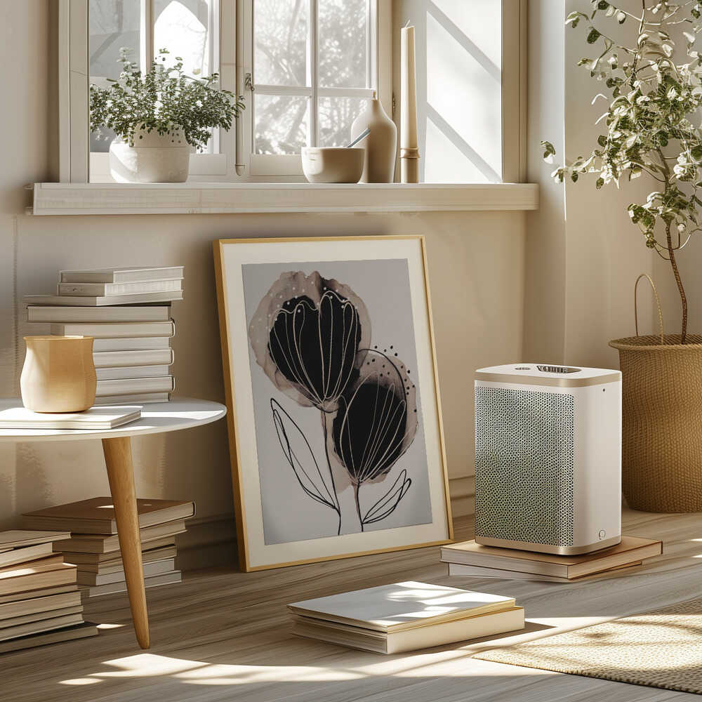 Ink Blossom Duo Poster
