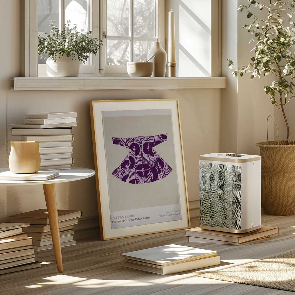 Purple Caftan Elegance Poster