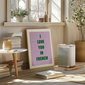 Frenchlovegreen Ratioiso Poster