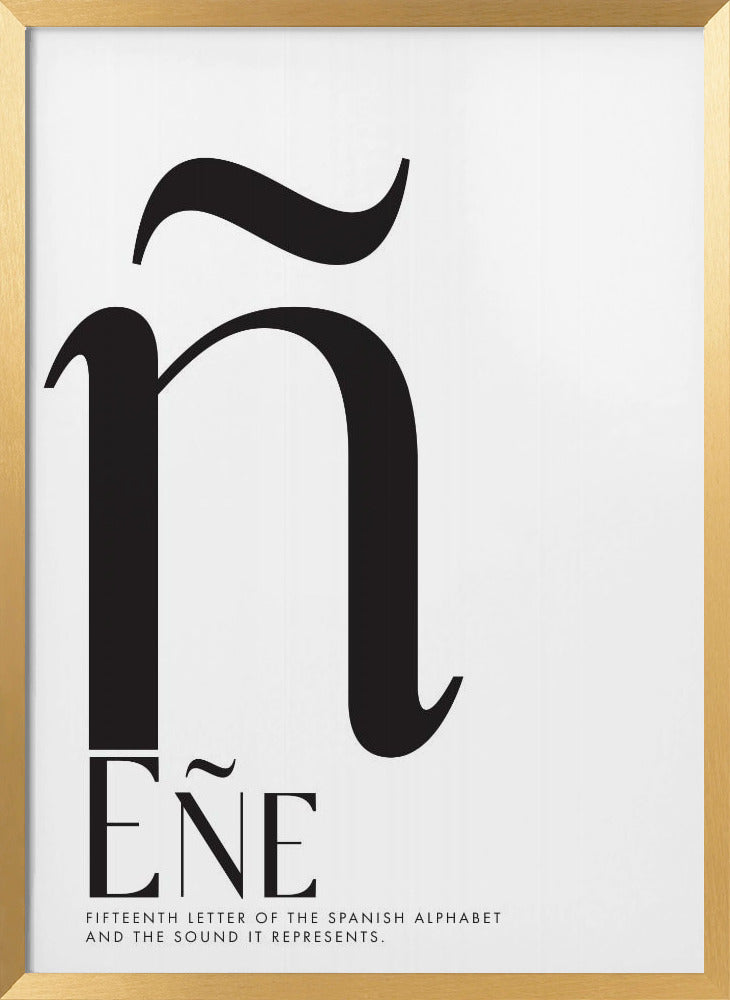 The eñe Poster