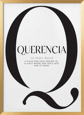 Querencia definition Poster