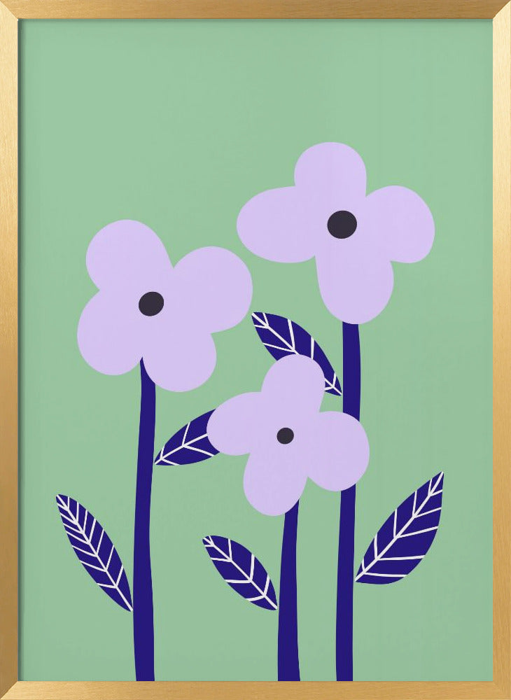 Lilac Flowers Poster