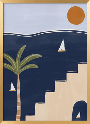 Sailboats Poster