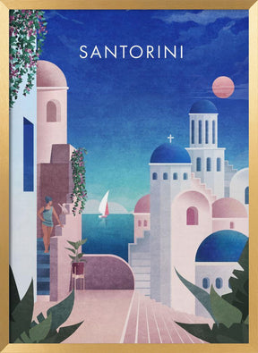 Santorini Text.png Poster