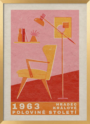 Mid Century Czech Furniture Poster