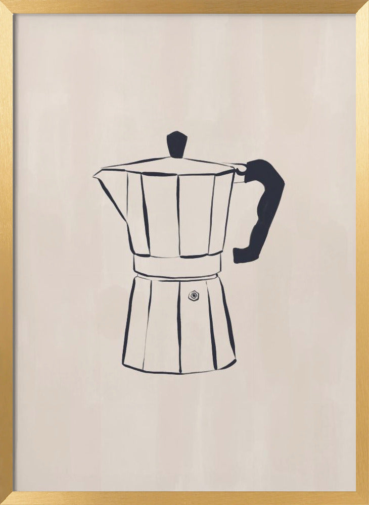 Cafetiere By Ivy Green Illustrations Poster