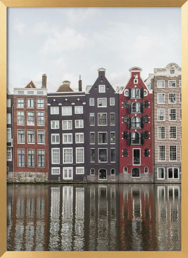 Canal Houses of Amsterdam Poster