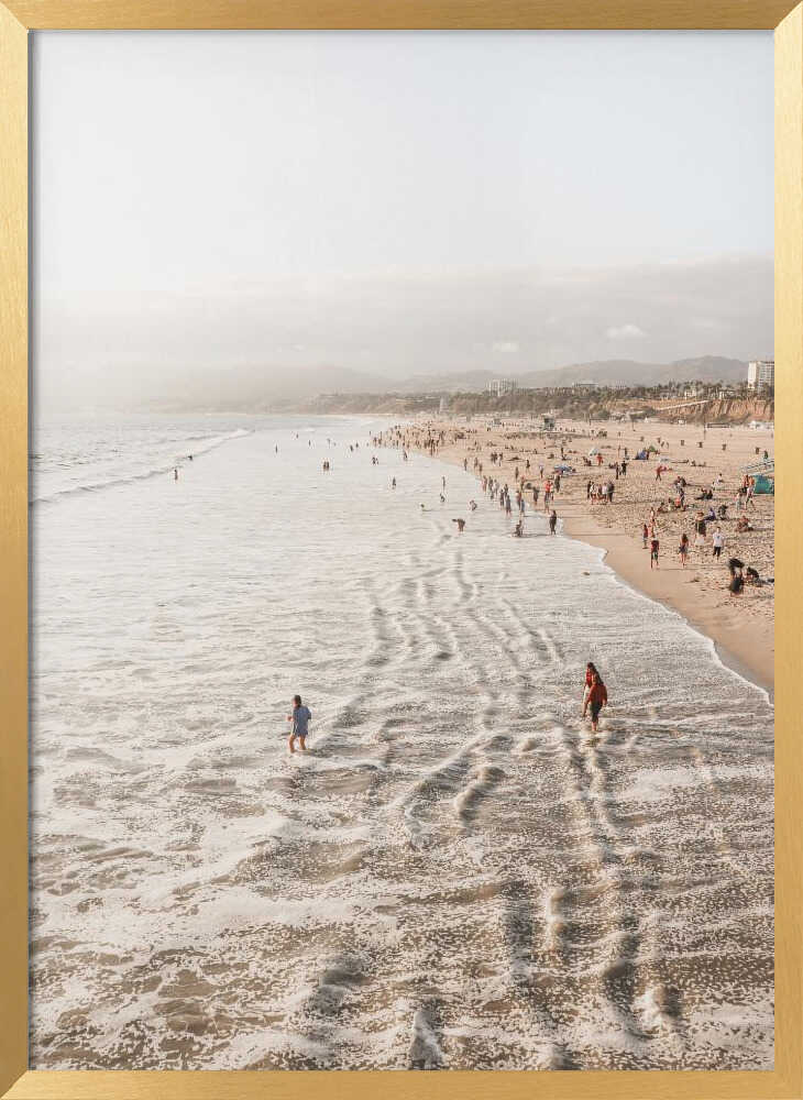 Santa Monica Beach Poster