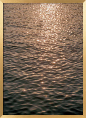 Sunset at Sea Poster