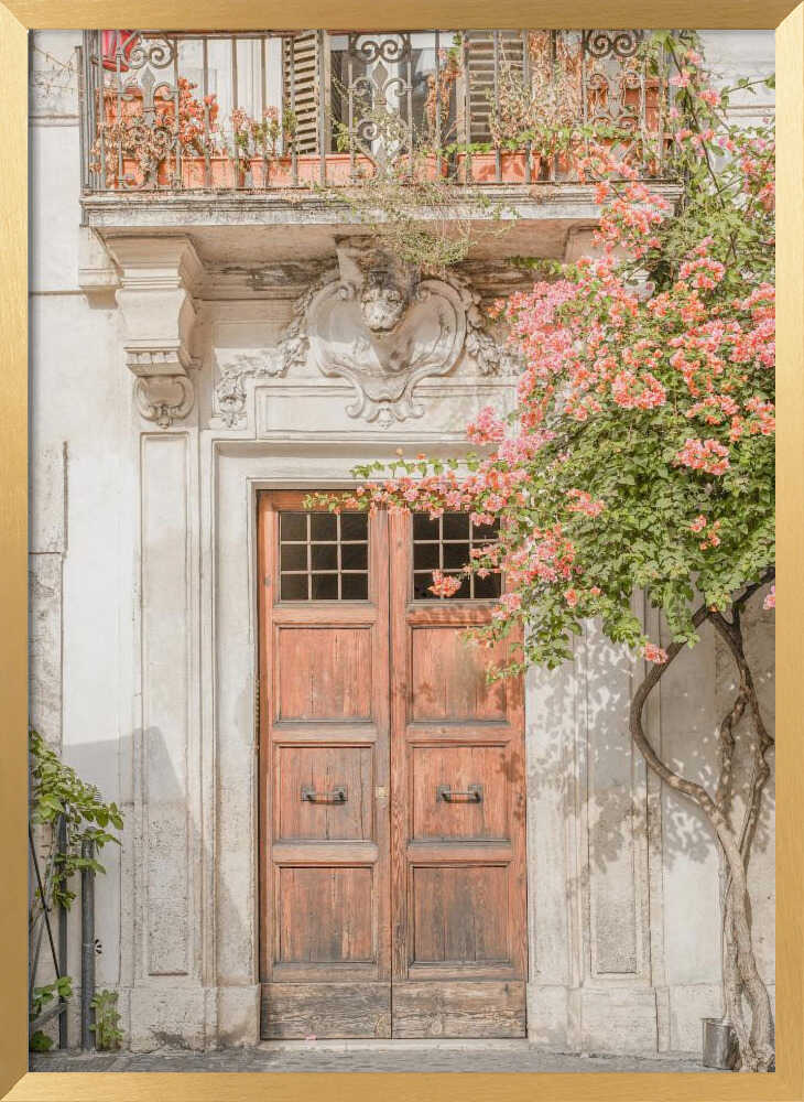 Floral Entry Poster