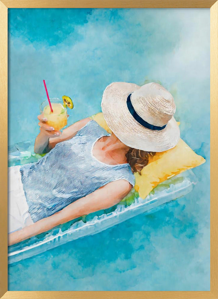 Pool Lady Poster