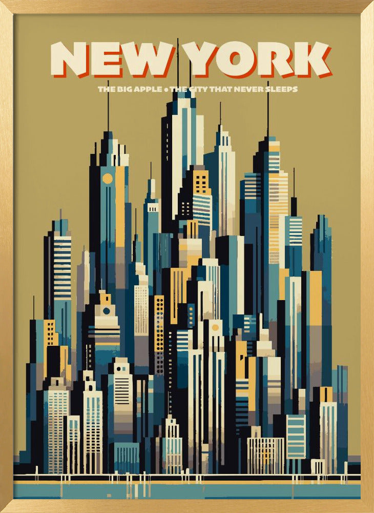 New York Skyline Poster