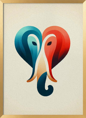 Elephant heart Poster